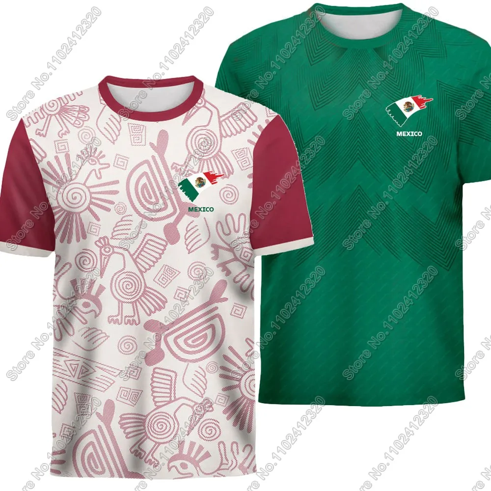 Maillot Mexico National Jersey team Fans 2025 T Shirts Mexican Mens Shorts Running Streetwear Casual Training Suit Clothe