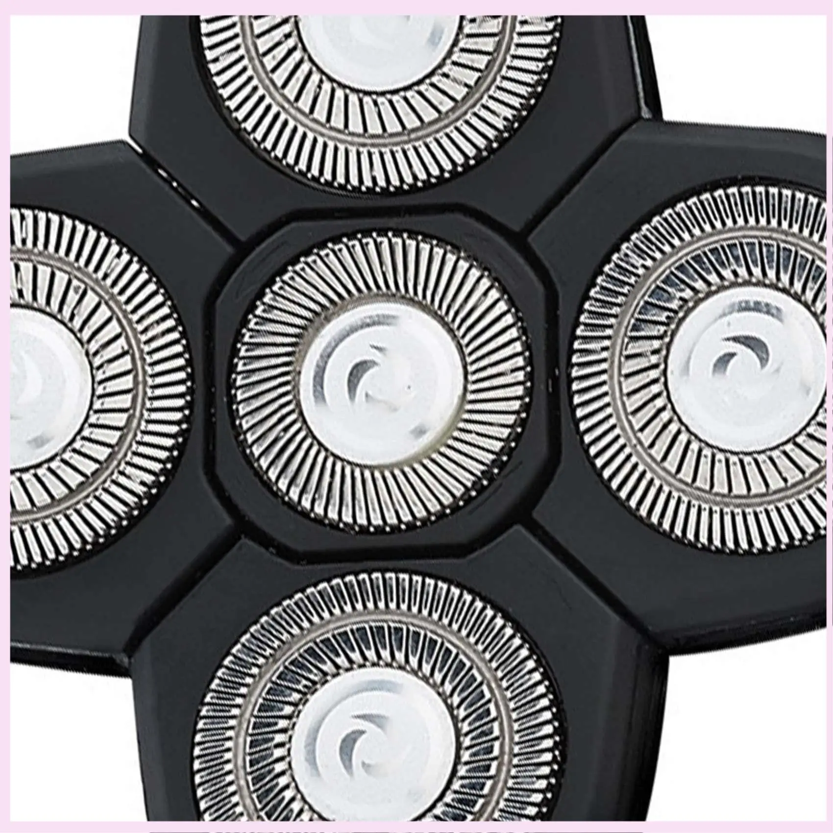 B25B 2 сменных бритвенных головок, электробритва, независимая плавающая головка, водонепроницаемое лезвие из нержавеющей стали