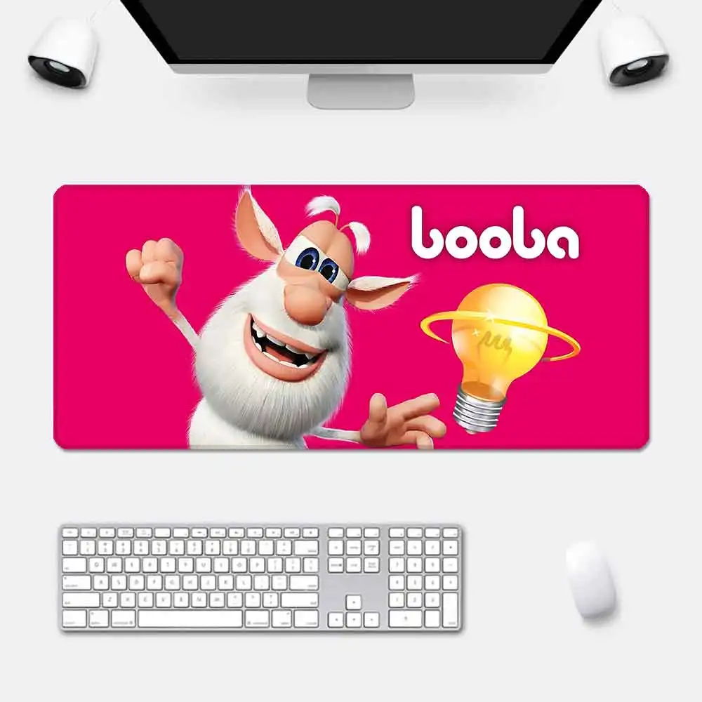 Cartoon B-Booba Funny Cute Mousepad HD Printing Computer Gamers Locking Edge Non-slip Mouse Pad XXL90x40cm Keyboard PC Desk Pad