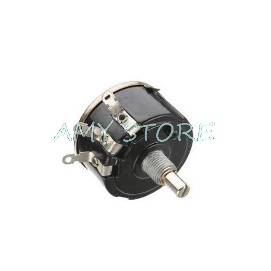 WX112 WX050 1K~47K 3 Soldering Terminals Trim-pot Trimmer Single Turn Wire Wound 6mm Round Shaft Linear Potentiometer 5W