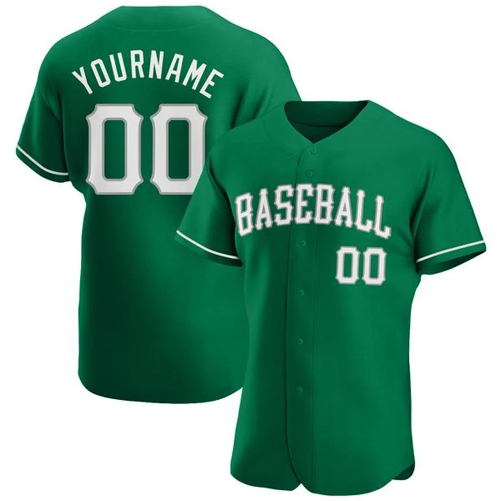 

Custom Baseball Jersey Full Sublimated Team Name/Numbers Button-down Quick-dry Sweat-Absorbing Sportswear for Men/Kids Outdoors