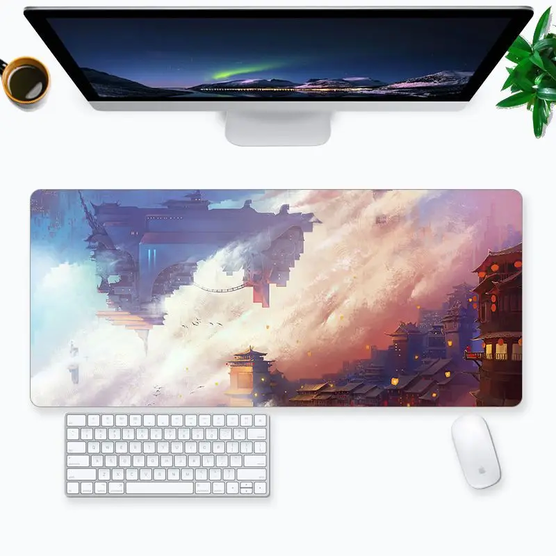 Large Mousepad XXL Home Mouse Mat MousePads Beautiful Nature Landscape Carpet Anti-slip Desktop Mouse Pad Mice Pad