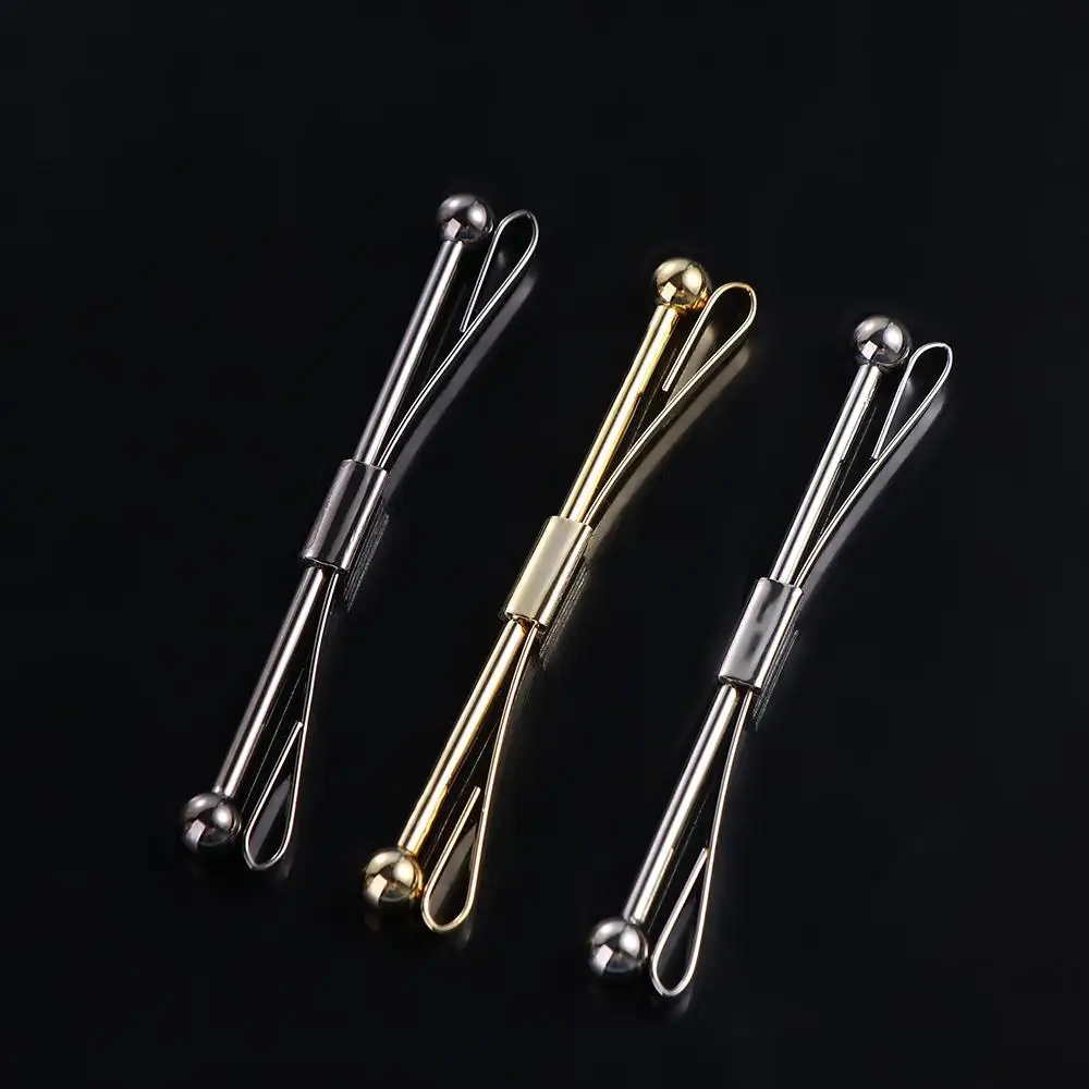 Prevent Exposure Non-injury Clothing Tassel Cross Pendent Alloy Tie Clip Neckwear Accessories Men Collar Clip Women Collar Bar