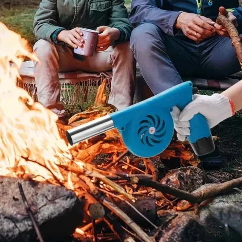 

Outdoor Barbecue Fan Portable Wireless Electric Air Blower BBQ Grill Fire Bellows Tools With Lithium Battery for Picnic Camping