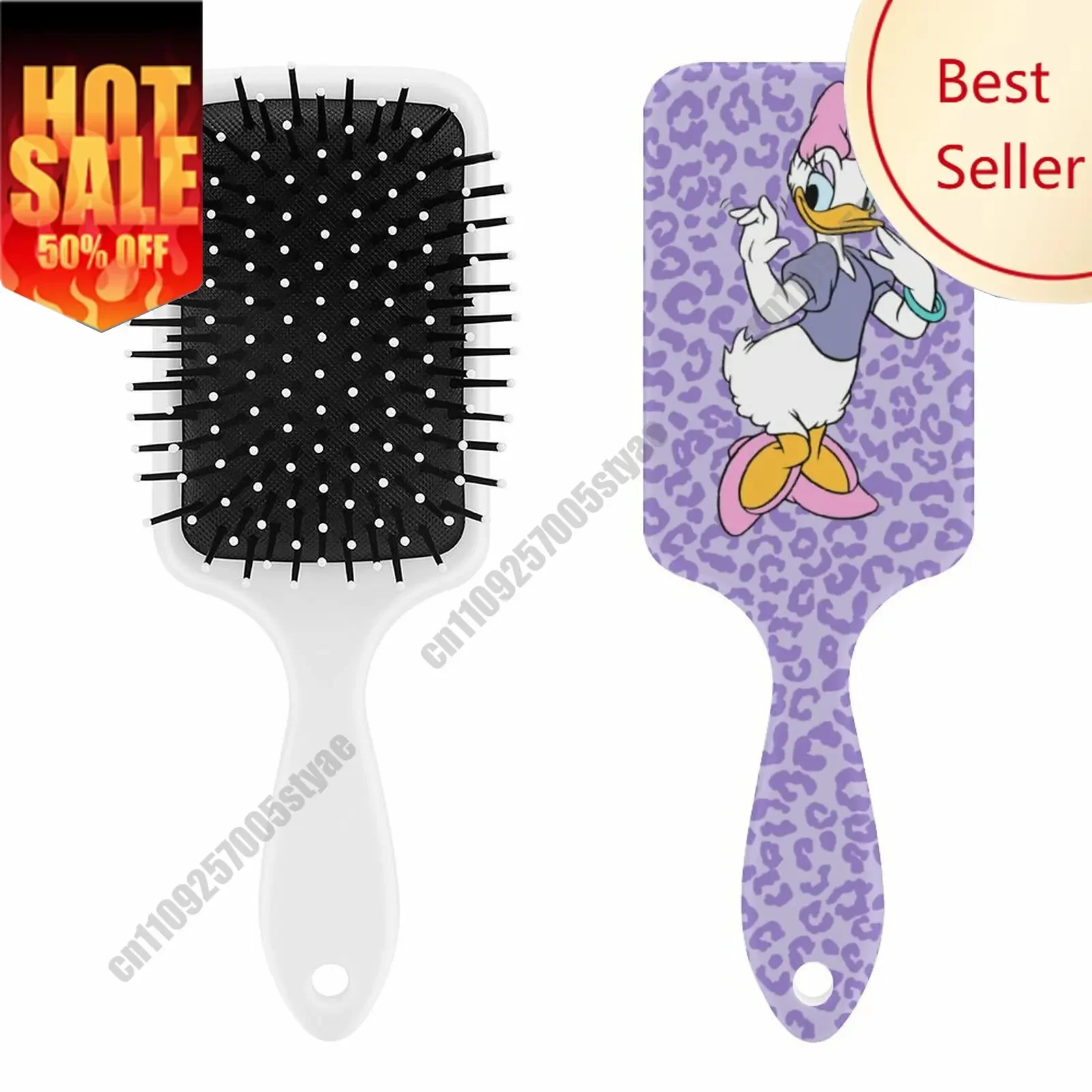 

Daisy Duck Air Cushion Comb Disney Branded Custom Comb Personalized Printed Text Anti-Static Festive Decoration Practical Hair