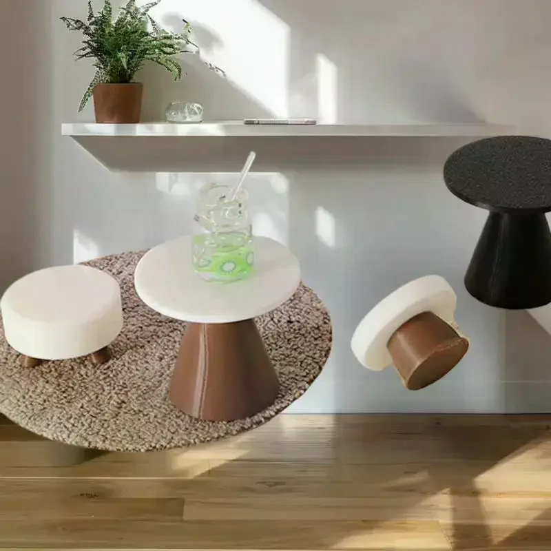 Handmade DIY Stool Decorative Miniature 4Pcs Dollhouse Table Models, Unique Doll Home Accessories