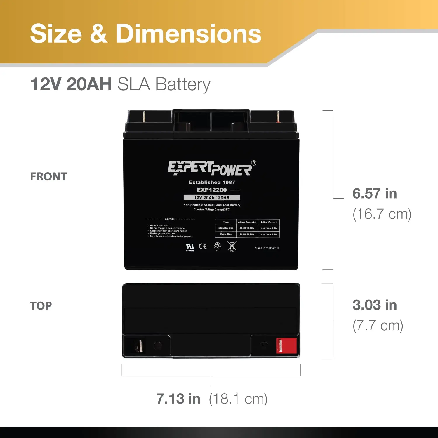 12V 20Ah AGM Battery 4 Pack for Ride on Toys UPS Lawn Mower Generator Wheelchair Mobility Scooter, Customized