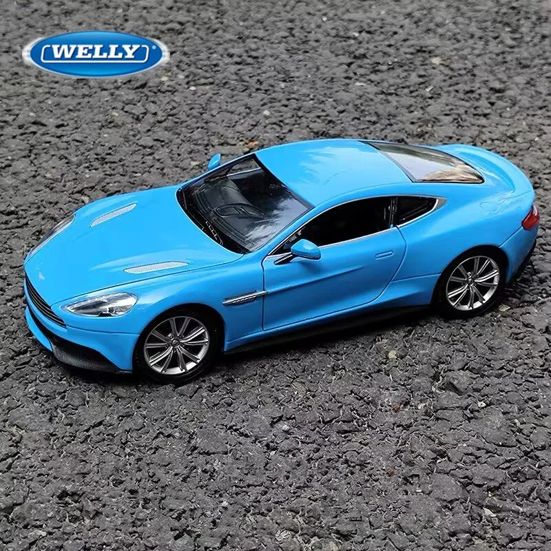 

WELLY 1:24 Aston Martin VANQUISH Coupe, модель спортивного автомобиля из сплава, литье под давлением, металлический гоночный автомобиль, модель автомобиля, имитация детских игрушек, подарок