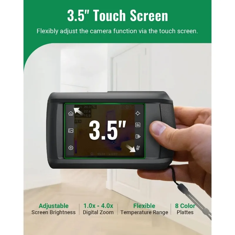 Popular. كاميرا تصوير حراري، كاميرا حرارية فائقة الدقة 240 × 240 مع كاميرا بصرية، دقة 96 × 96 بالأشعة تحت الحمراء