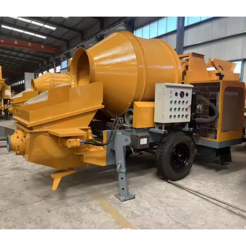 High Efficiency 40m3/h Concrete Pump and Concrete Mixer Concrete Mixer Pump Machine for Mixing and Pumping