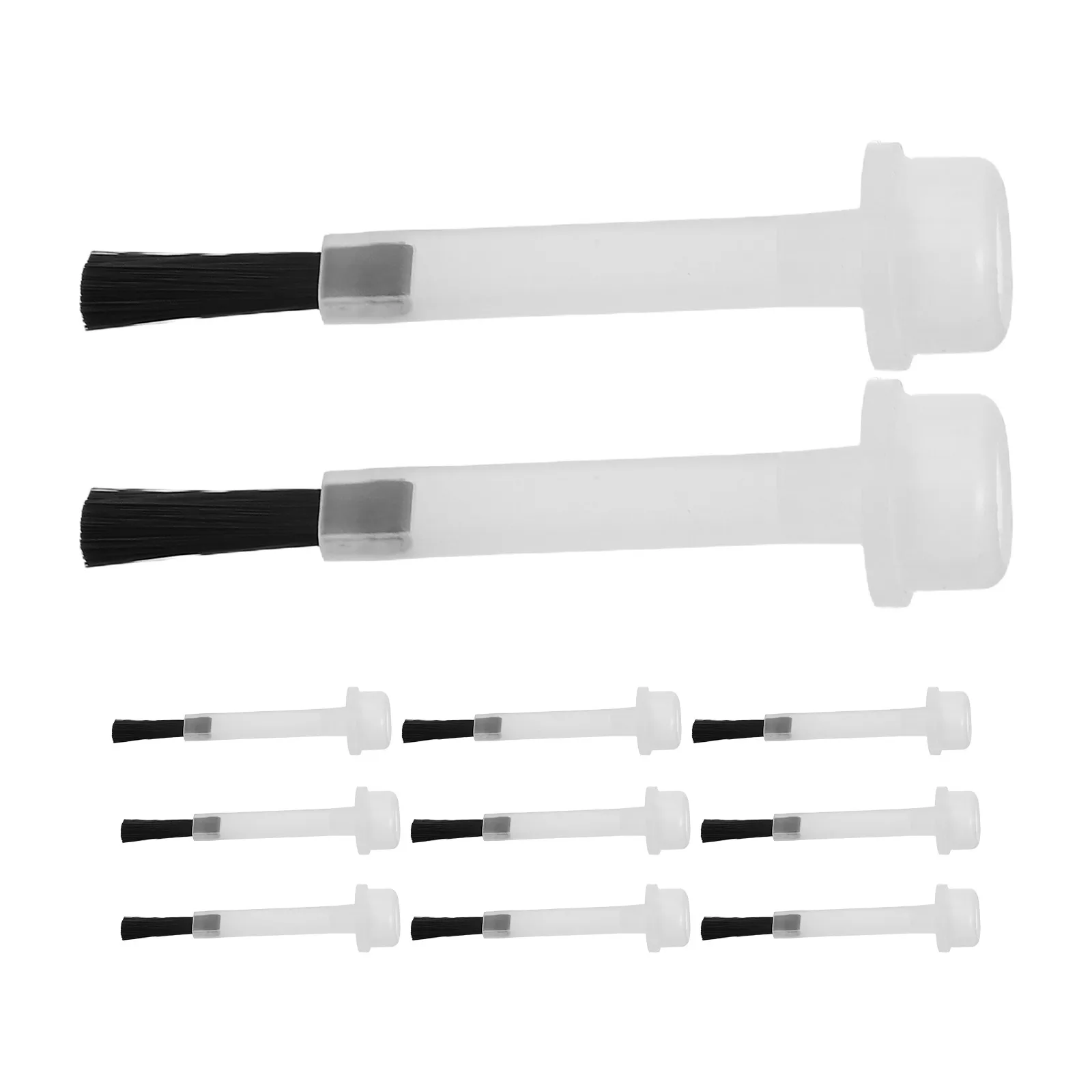 

50Pcs Nail Manicure Brush Set for Water-Based Polish Gel Nutrient Oils Replacement Heads Precise Application Durable Reliable