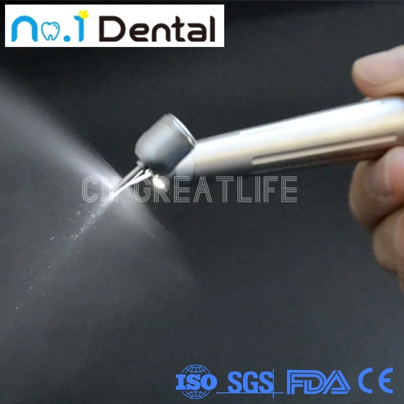 Dental 45 Degree Surgical Led High Speed Handpiece Dental Handpiece High Speed 2 Hole 4 Hole