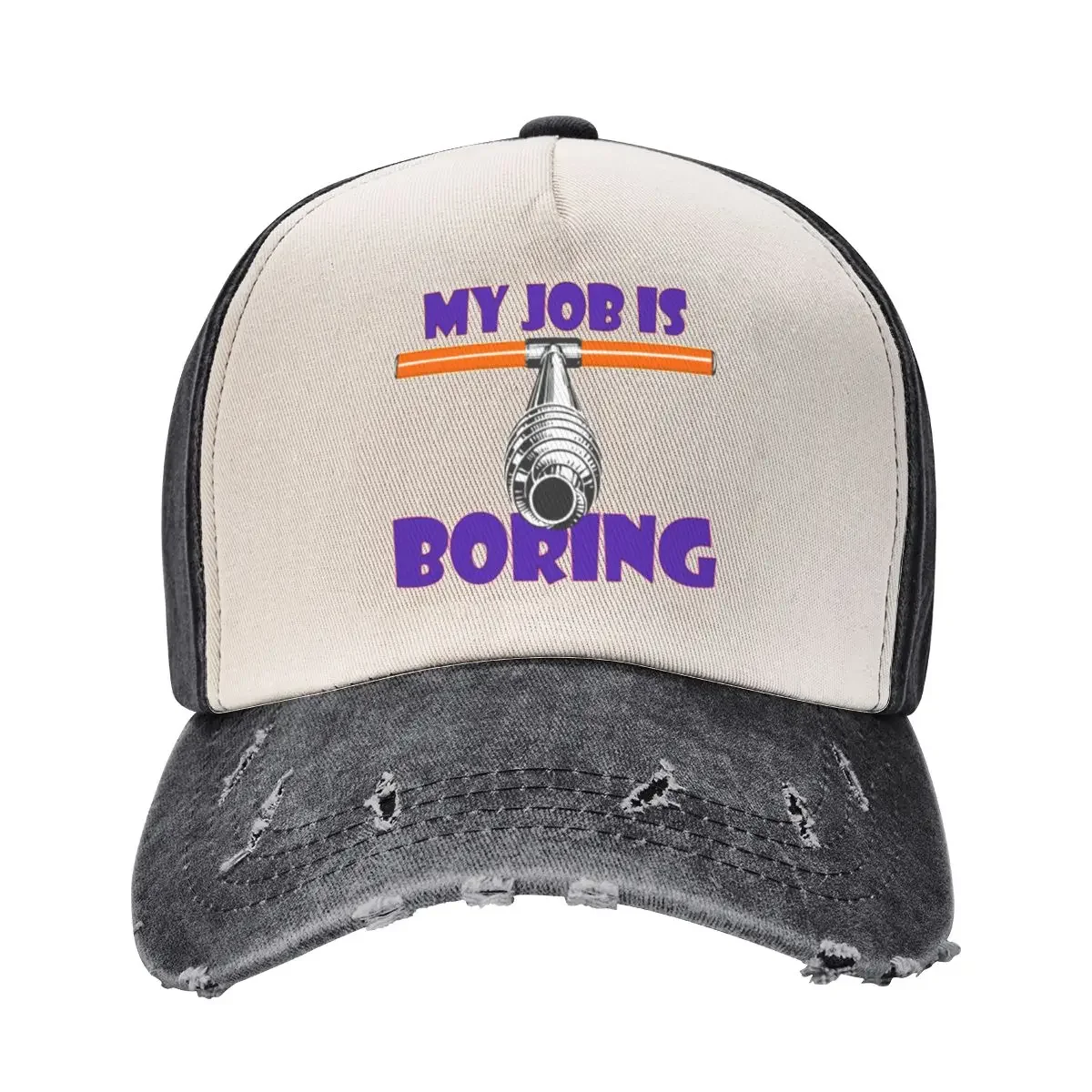 My Job is Boring - I'm a Dendrochronolgist (on black)Cap Baseball Cap hard hat Streetwear Men's Caps Women's