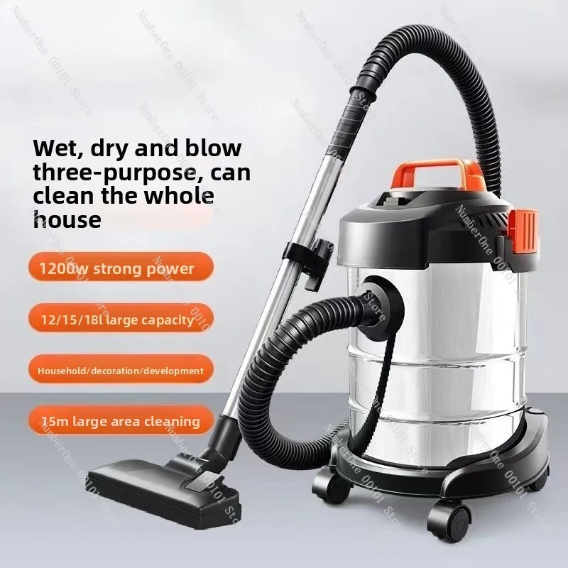 

Wet Dry Vacuum Cleaner, High Suction Portable Handheld Vacuum for Home Industrial Construction Grout Car Cleaning