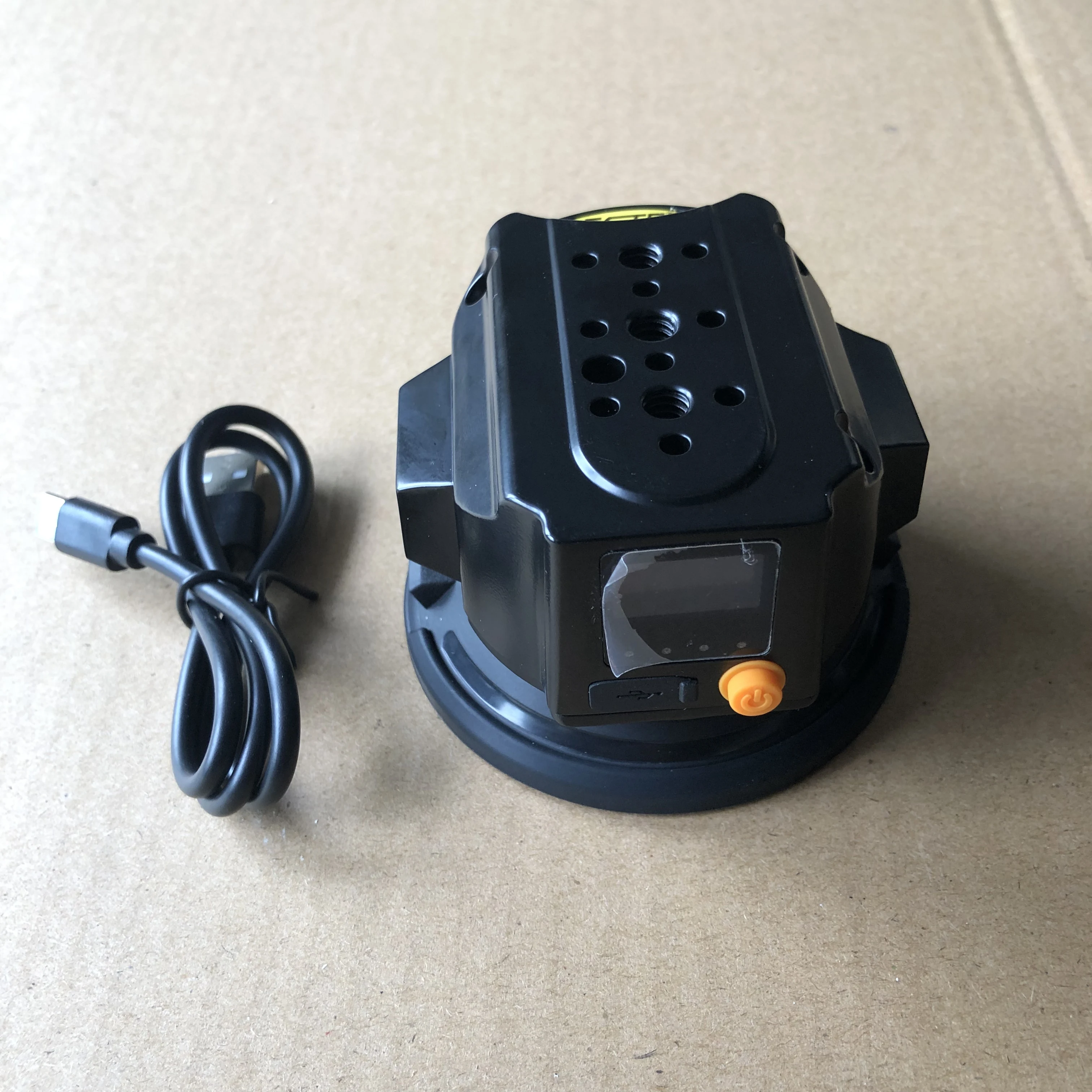 3 Inch Oval Electric Suction Cup Bracket for Car Action Camera Internal & External Fixed Vacuum Shooting Mount