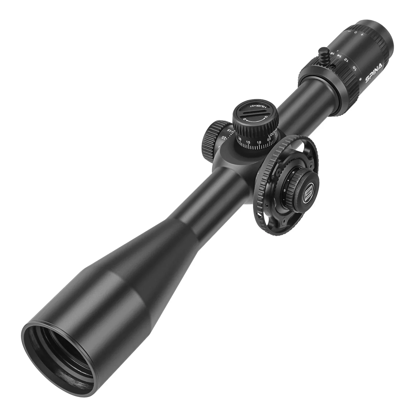 SPINA OPTICS 6-24x50 FFP IR OEM Reticle FMC Side Focus Hunting Telescopic Sight