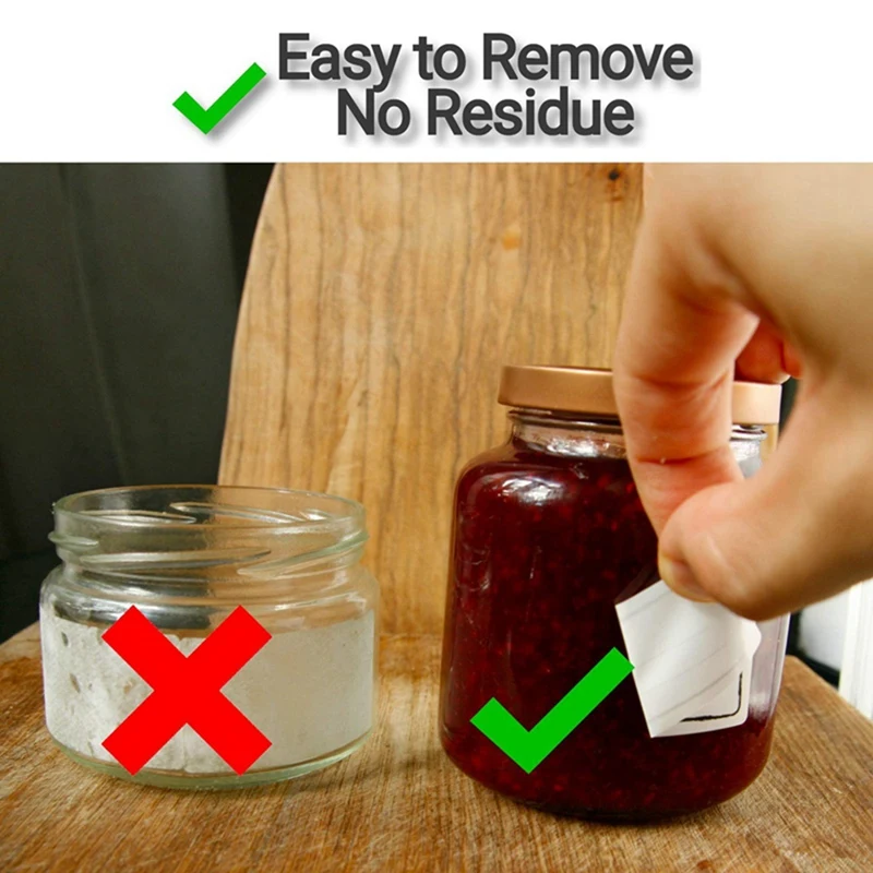 60X30mm Easy-To-Remove Stickers Are Suitable For Jam Jars, Freezers, Food Containers, Waterproof Labels And Stickers Easy To Use