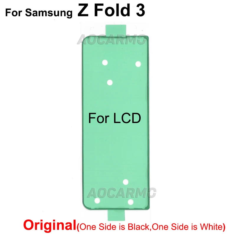 For Samsung Galaxy Z Fold3 F926 W22 SM-9260 Front LCD Display Screen Adhesive Rear Back Cover Sticker Glue Tape