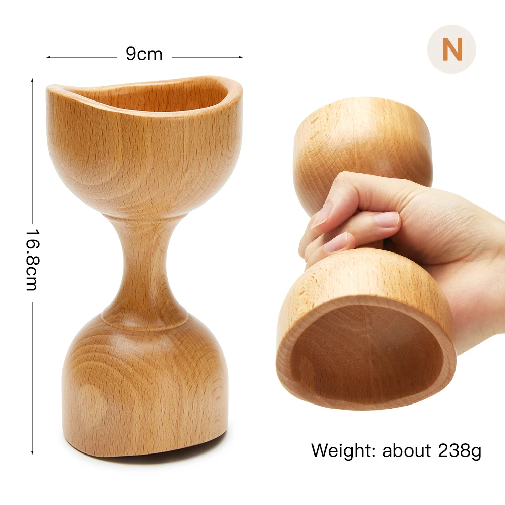 Wood Therapy Massager Anti-Cellulite Gua Sha Tool Deep Tissue Relax Massager for Body Face Lifting Maderoterapia Roller