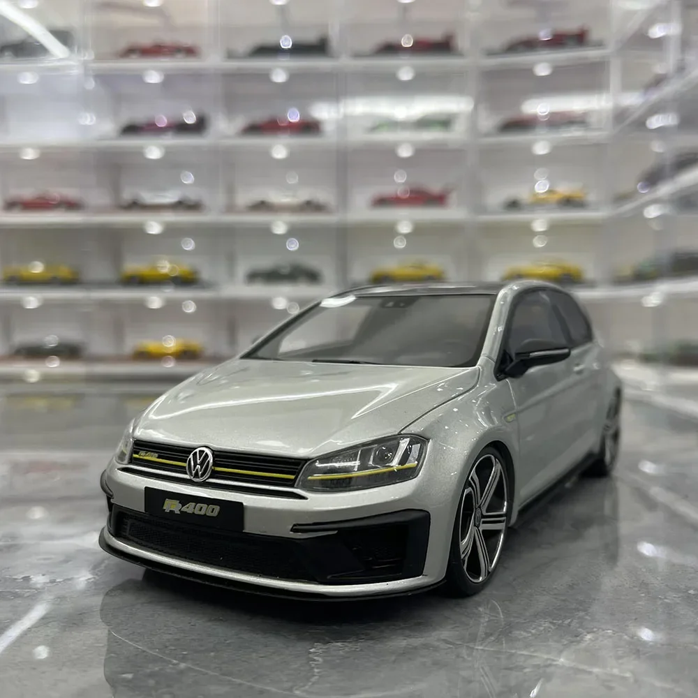 Material 1:18 Scale FOR Volkswagen Golf 7th Generation A7 R400 Simulation Resin Static Model Fans Collection Home Decoration