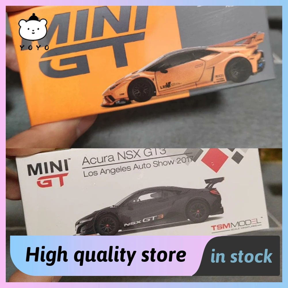 Mini Gt Alloy Car Model Collectors Edition Series Acura Simulated Car Countach 1/64 Rubber Tires Fashionable Toys Gift