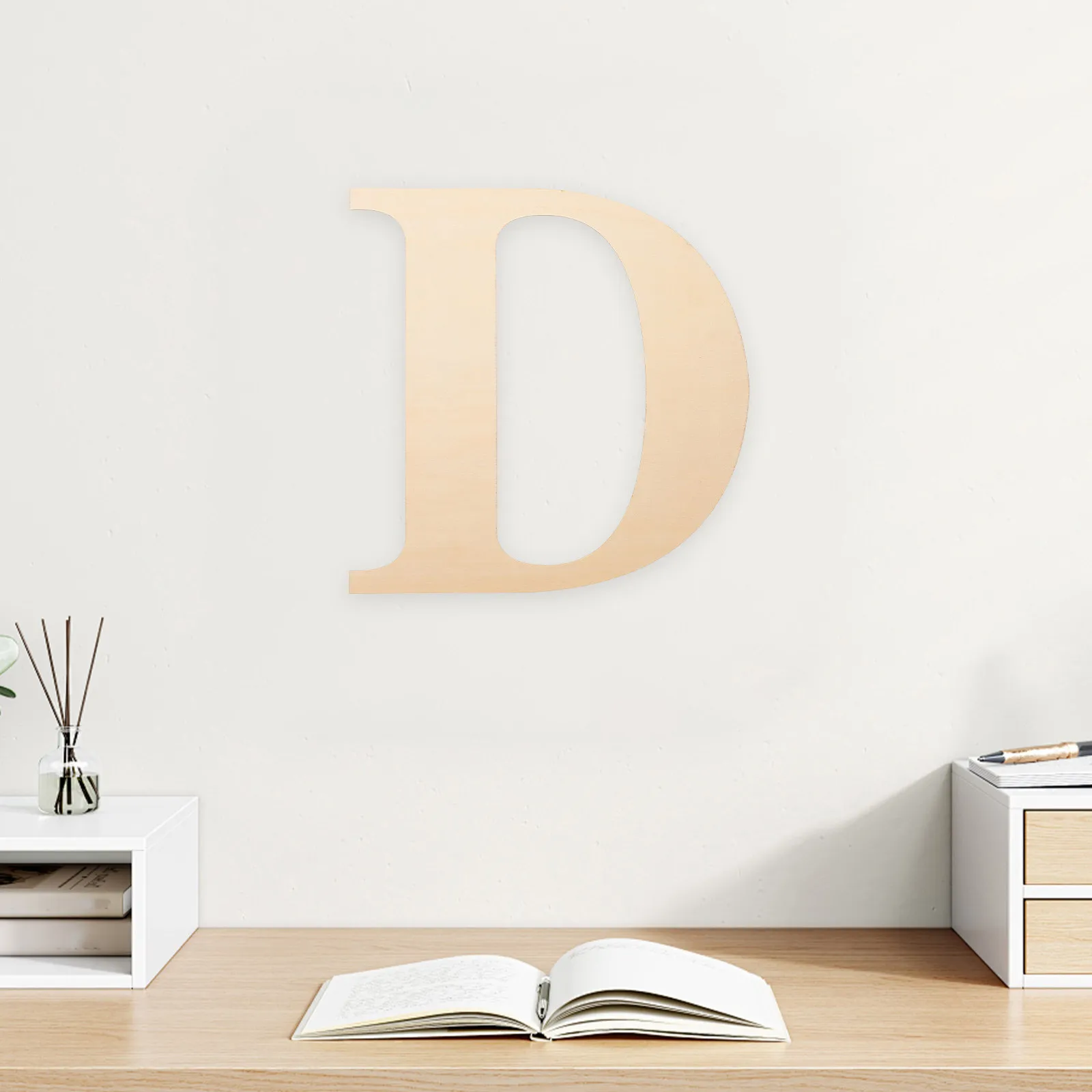 12inch Large Wood Letters Unfinished Alphabet Cutout Paintable DIY Wall Decor Party Letters Blank Wood Letter Letter Wall Decor