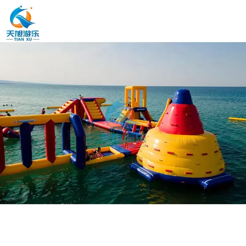 Commercial Inflatable Aqua Park Inflatable Floating Water Park for Kids and Adults Inflatable Floating Obstacles Sport Games