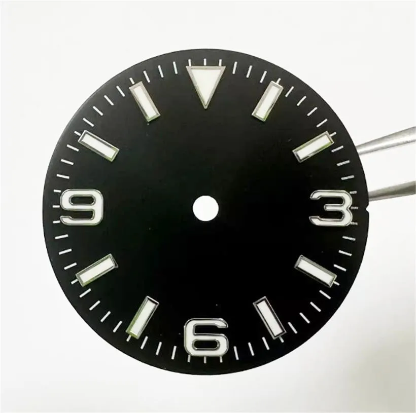 29MM Watch Dial Sun Pattern Dial Suitable For NH35 NH3536 4R35 4R36 Movements Luminous Literal Dial Watch Accessories