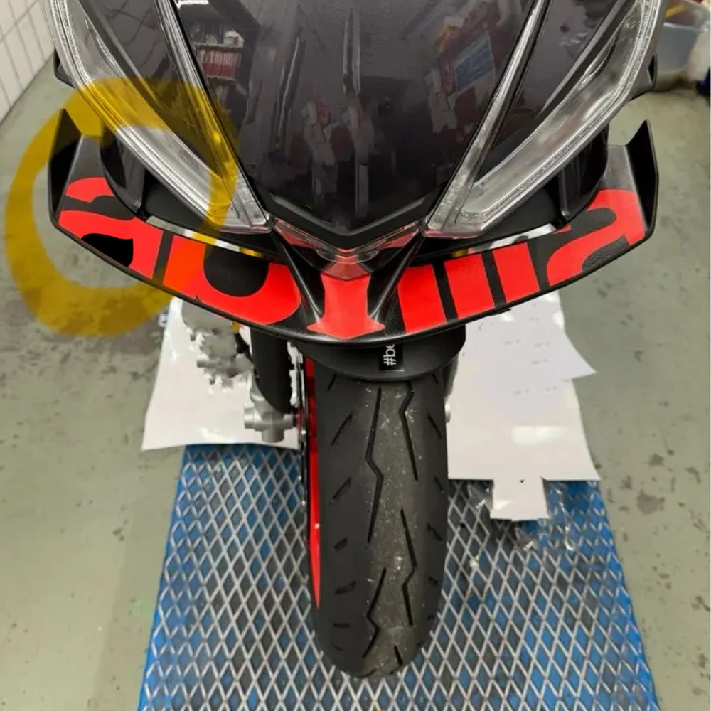 2025+ RS660 Accessories Wing Decorative stickers kit RS 660 rs660 Motorcycle Air Deflector Spoiler Front water proof sticker