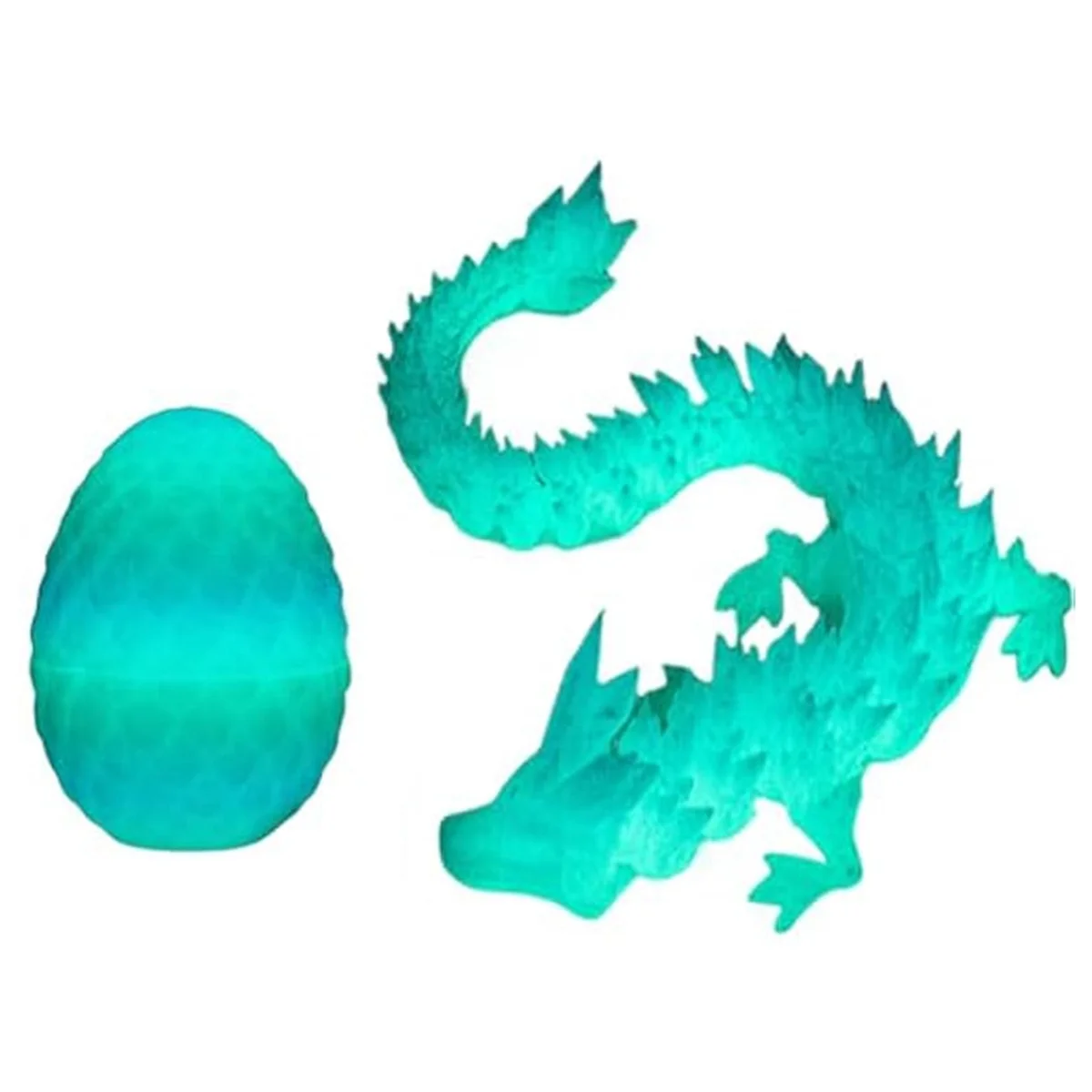 3D Printed Dragon Egg,Mystery Crystal Dragon Egg Fidget Toys Surprise,Articulated Crystal Dragon Eggs with Dragon Inside