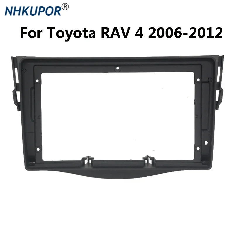 Car Radio Dash Fascia For Toyota RAV4 2006 2007 2008 2009 2010 2011 2012 Auto Stereo Frame Kit Mounting Bezel Faceplate