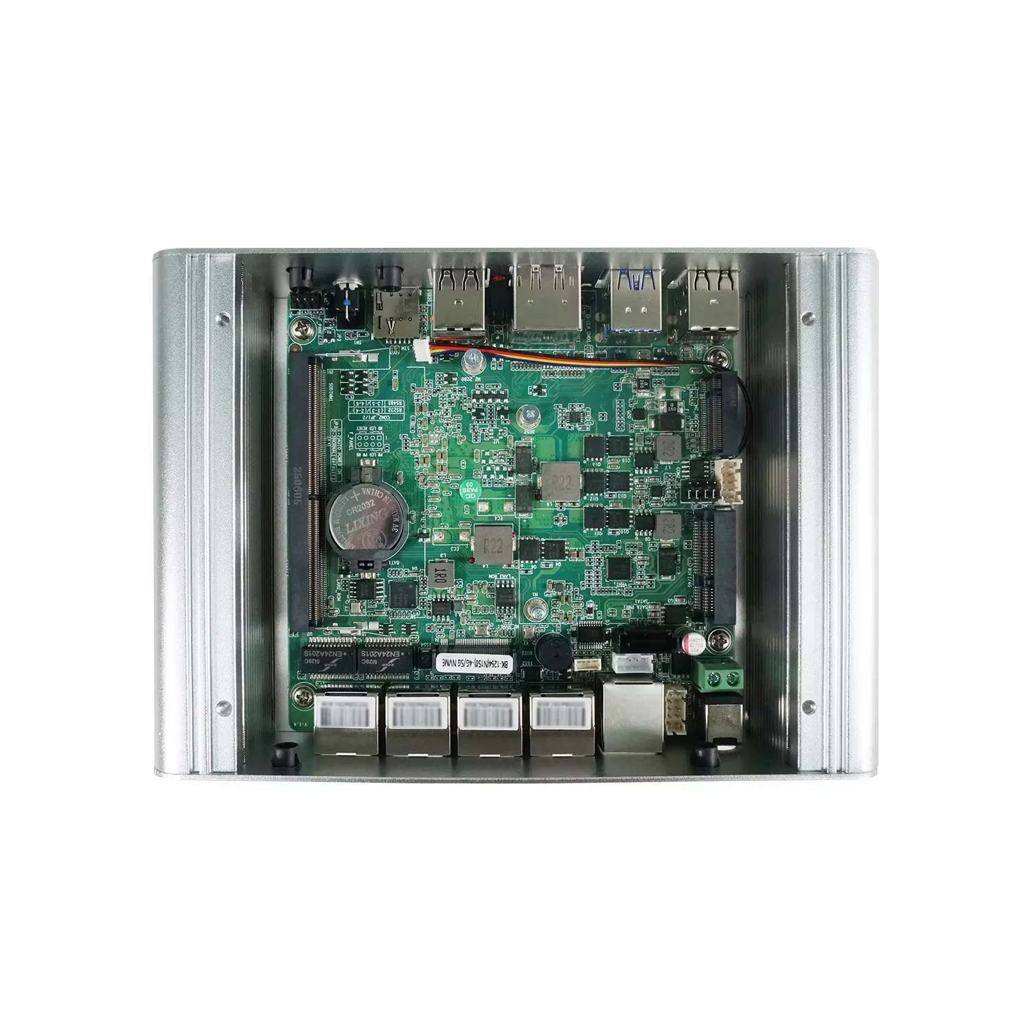 

Topton Intel N150 Metal Firewall Mini PC AMD Ryzen Embedded R2314 4x2.5G LAN NVMe 6xUSB pfSense Proxmox OPNsense Home Server