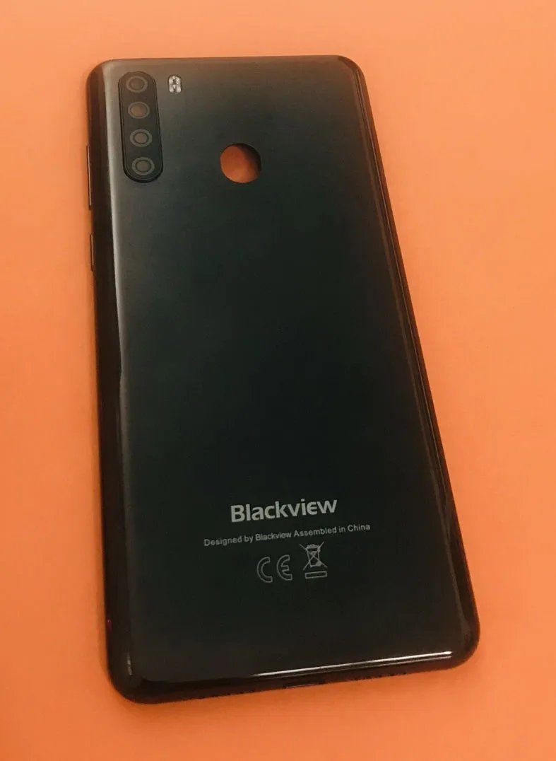 Original Back Battery Case Cover+Camera Lens For Blackview A80 Pro Helio P25 Octa Core