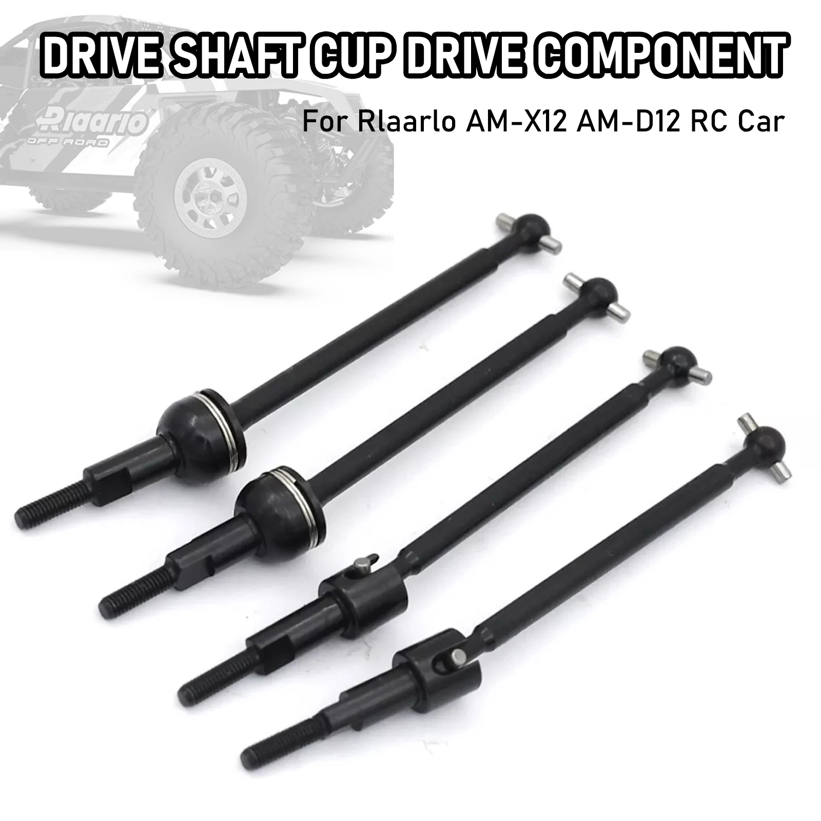 

Metal Front Rear Drive Shaft CVD Driveshaft Dogbone for AM-X12 AM-D12 1/12 RC Car Upgrade Parts Accessories