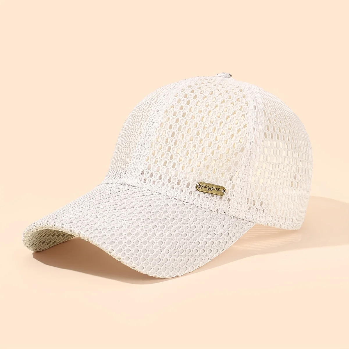 Herren Sommer Dünne Sportkappe Outdoor Mesh Logo Modische Sommer-Baseballkappe Atmungsaktiver Sonnenhut Anglerhut – Detail 6