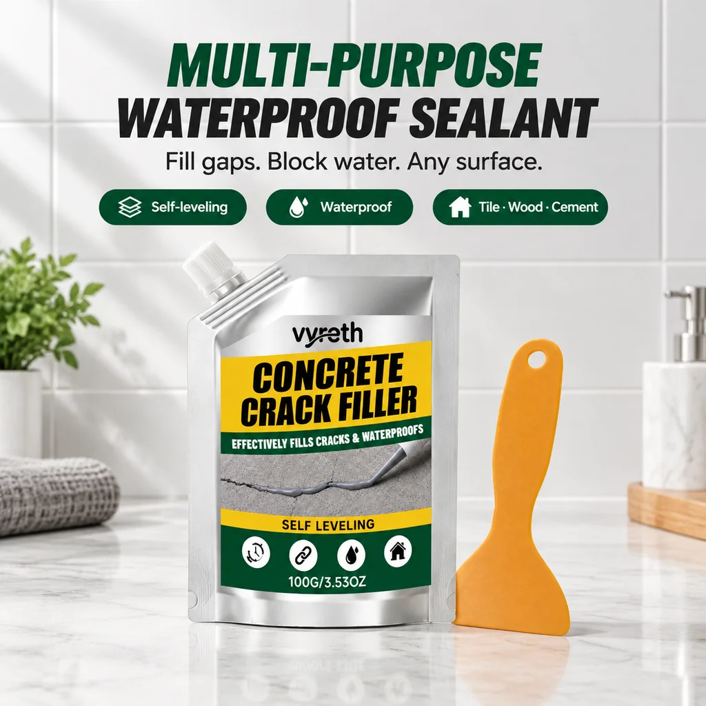 1/2/3/4 Pcs Waterproof Sealant Gap Filler for Wall Floor Furniture Crack Repair Putty Self Leveling DIY Filler Paste Renovation