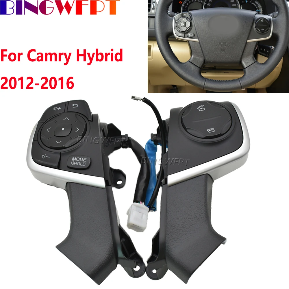 High Quality Steering Wheel Button For Toyota Camry (HYBRID) ACV51 ASV5 AVV50 GSV50 2012-2016 Multimedia Audio Control Switch