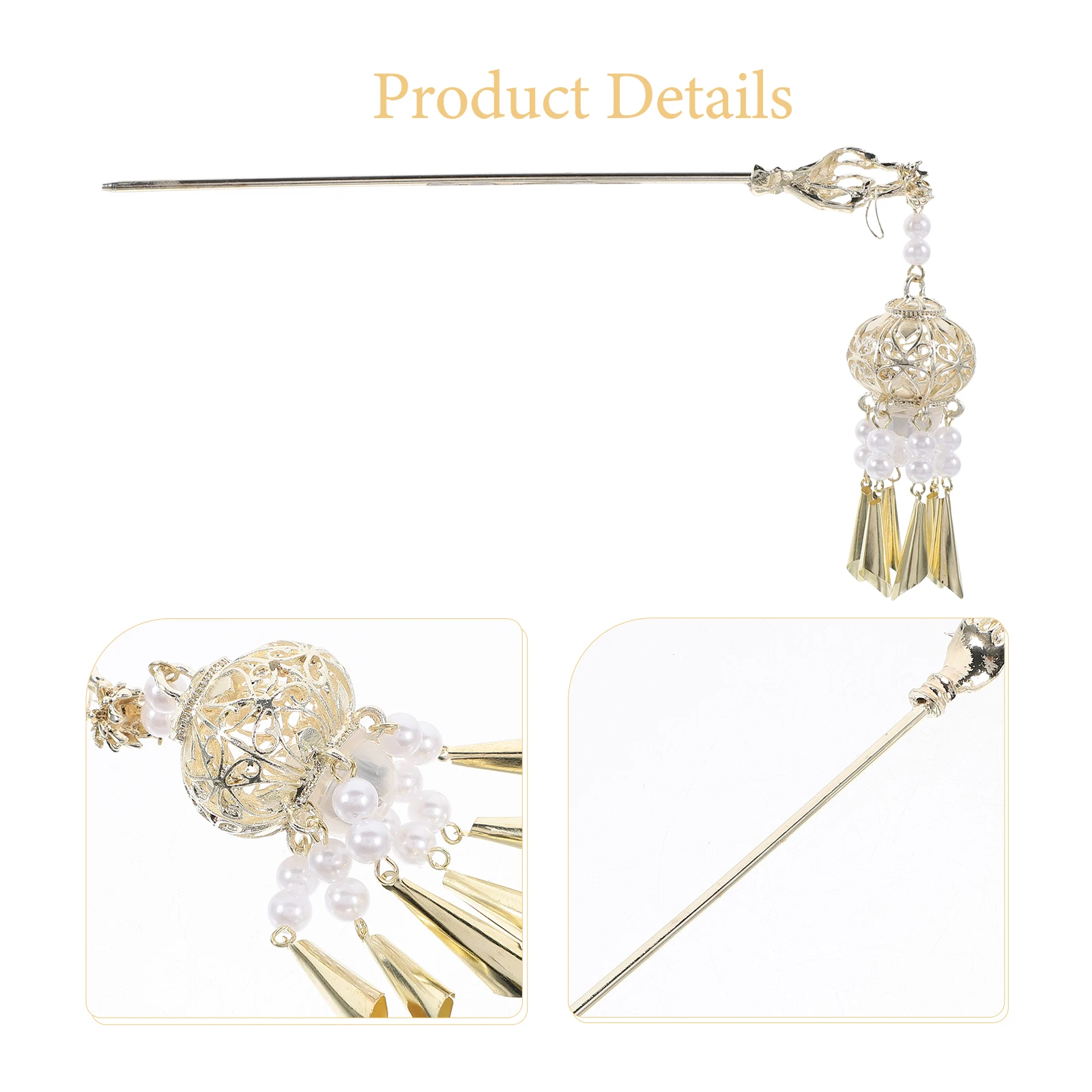 

Black Tassel Sticks For Buns Chopsticks Hanfu Women Accessories Chignon Pin Lamp Hair Sticks Buns Styling Long Hair