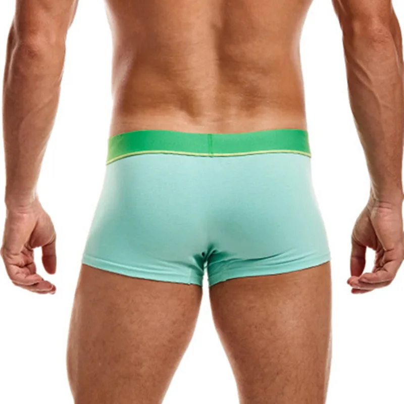 New Cotton Men Underwear Medium Waist Trendy Men Male Panties Shorts For Breakable Sports Boxer Shorts Four Cornered Shorts
