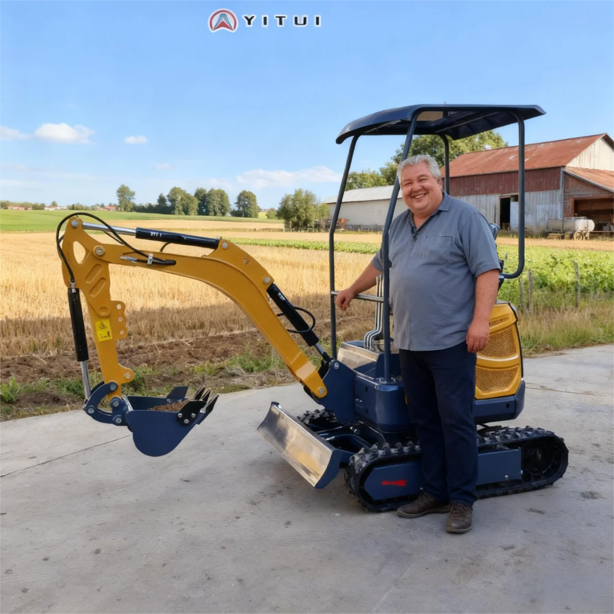 

Mini Excavators 2 Ton Kubota Engine Customized Multi Functional Cab 1.2 Ton And 1.5 Ton Crawler Mini Excavators