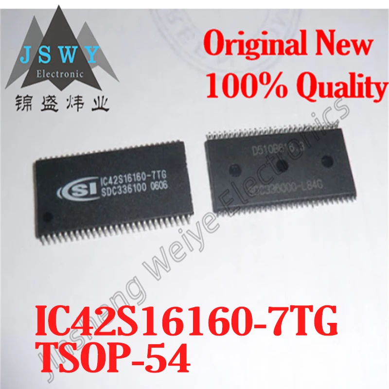 

(1/10 pieces) IC42S16160-7TG IC42S16160 TSOP-54 256Mbit memory chip New original stock Electronics