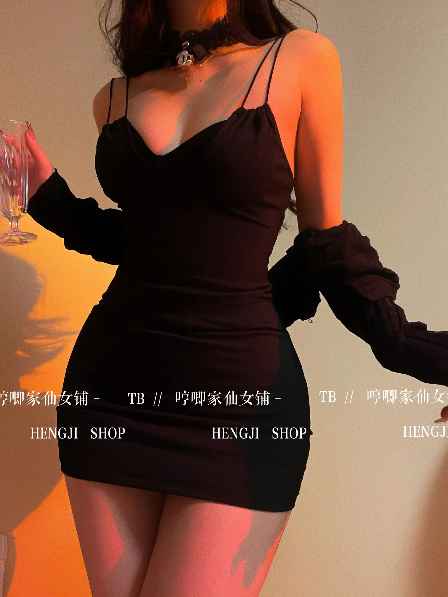 Slip Sweet Mini Dress Tank V Neck Babes Backless Bare Ass Cosplay House Fairy Sweet Korean Women Tops 2022 Summer P7M8