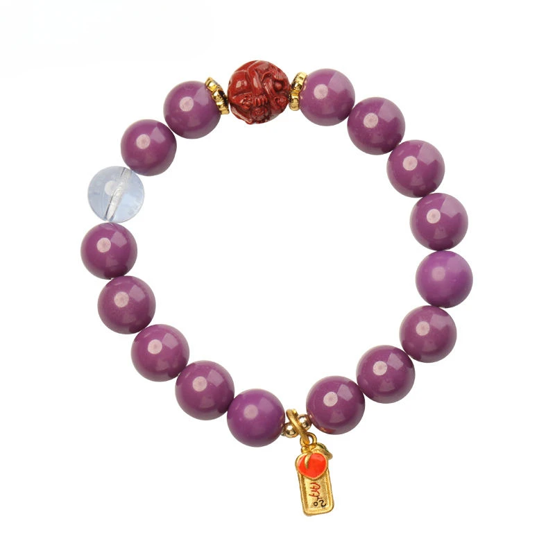 UMQ Original New Style Fire Blessing Purple Mica Beads Bracelet Men's and Women's High-End Temperament Bracelet