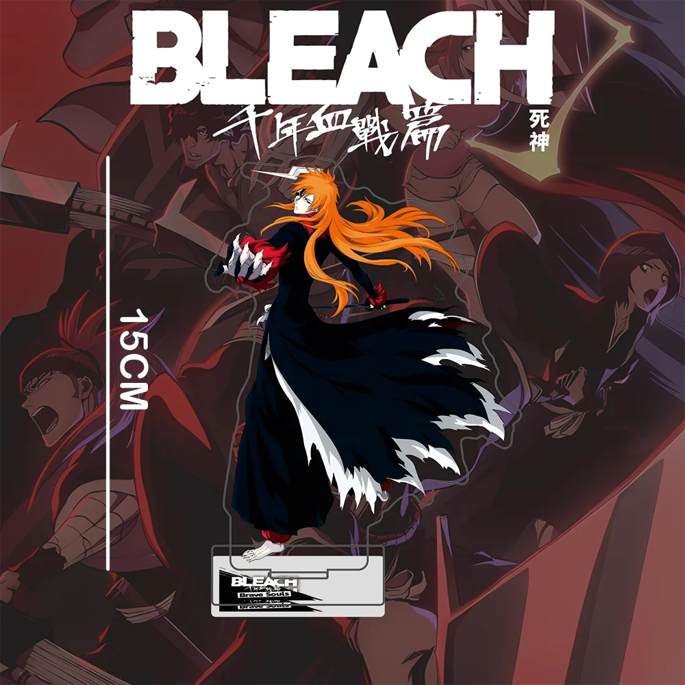 Bleach Classic Acrylic Stand – 10th Anniversary Edition, Ichigo, Rukia, Aizen, Toshiro, Perfect Christmas Anime Gift & Display