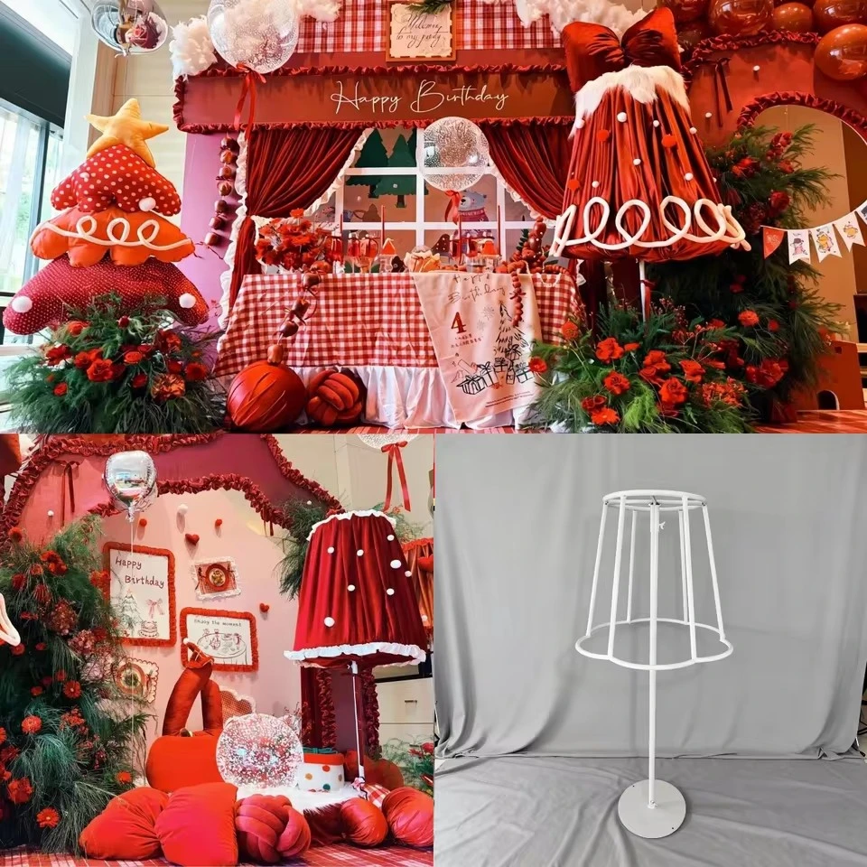 Neuer Metall-Pilz-Gangmarkierer, perfekt für Partys, Feiertage, Hochzeiten, Gänge, Außendekorationen und Blumenständer. – Detail 7