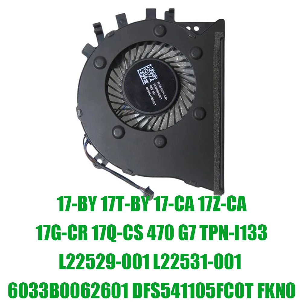 

For HP For Pavilion 17-BY 17T-BY 17-CA 17Z-CA 17G-CR 17Q-CS For ProBook 470 G7 TPN‑I133 L22529-001 DFS541105FC0T FKN0 5V UMA Fa