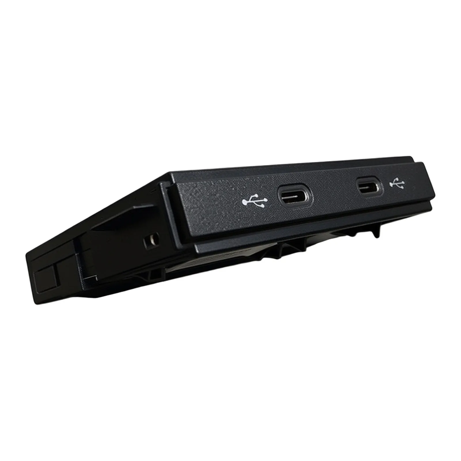 Car Accessories Black Car USB Port Double USB Outlet ABS Material Material Non-deformation Structure Car Accessories