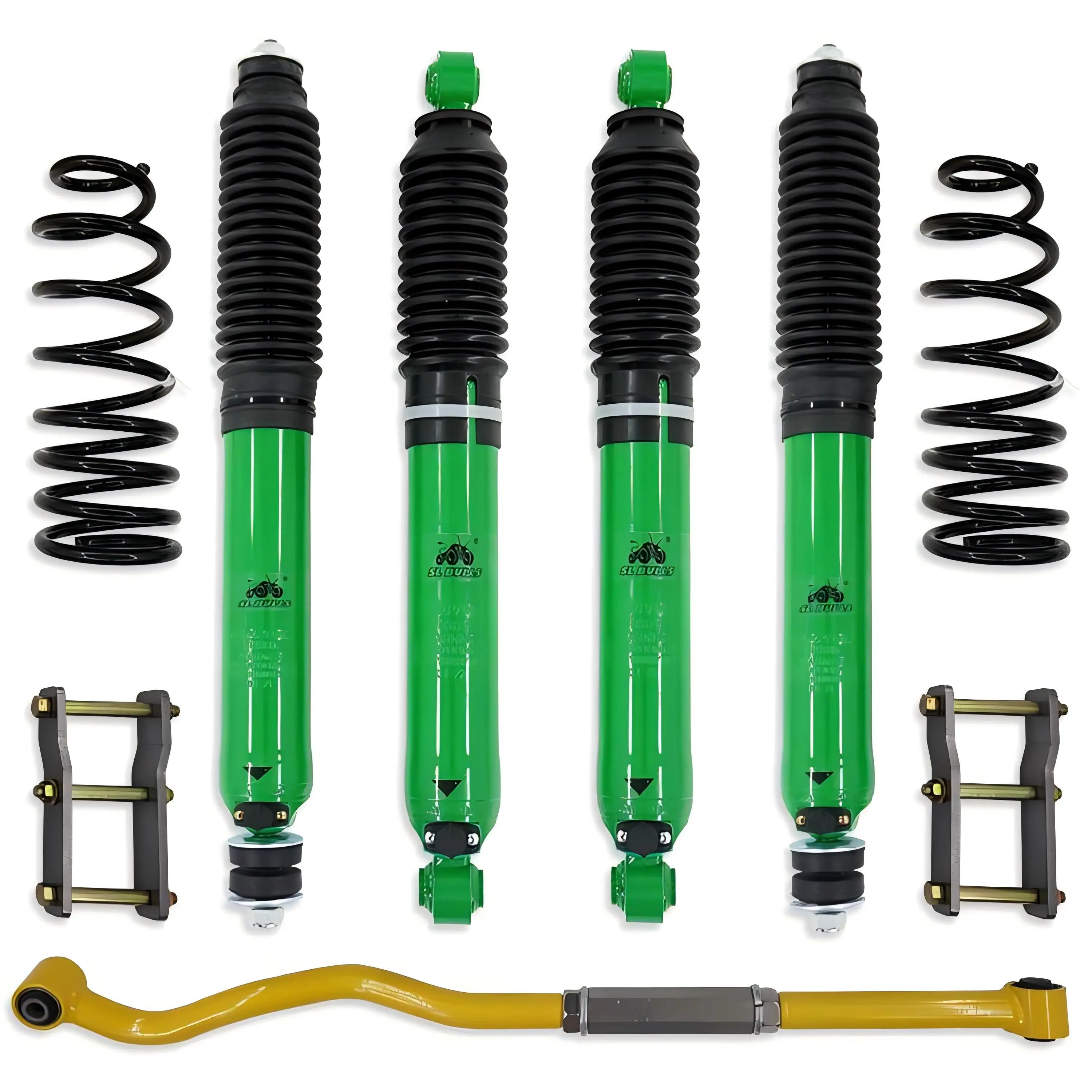 Land Cruiser LC71 LC76 LC79 Off-Road Modification Shock Absorber Two Inch Lift Kit Performance Parts