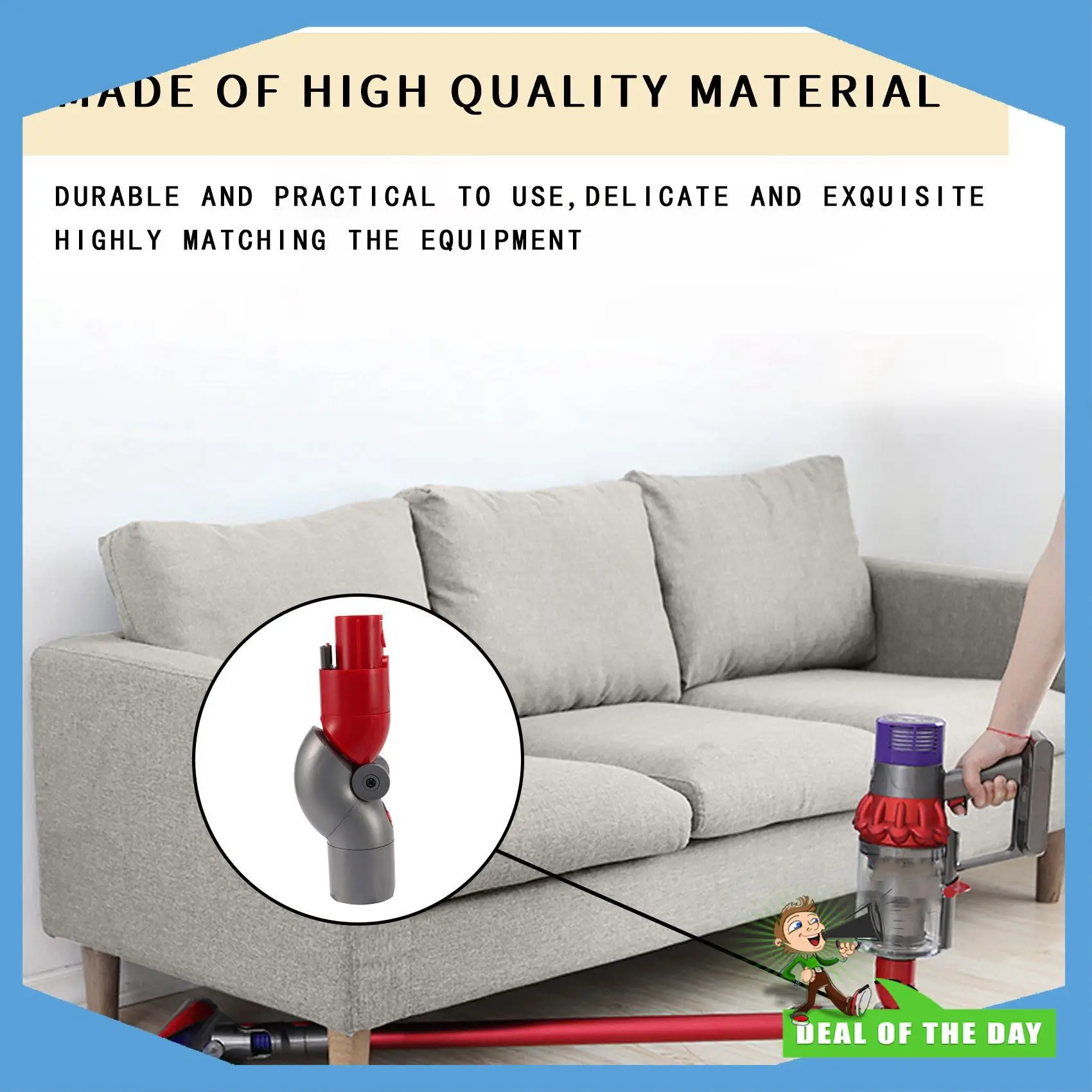 24-Hour Delivery For Dyson V7 V8 V10 V11 Quick Release Top Adaptor Tool Bottom Adapter 967762-01 Replacement Accessories