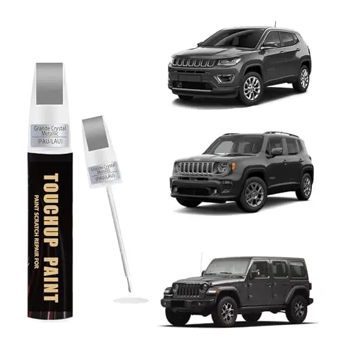 Granite Crystal Metallic(PAU/LAU) Car Paint Touch Up Pen Compatible with JEEP,Automotive Scratch Remover for Nicks